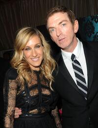 Sarah Jessica Parker and Michael Patrick King at the after party of the New York premiere of "Sex and the City 2."