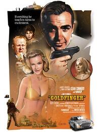 Poster art for "Goldfinger."