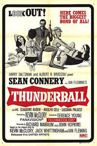 Poster art for "Thunderball."