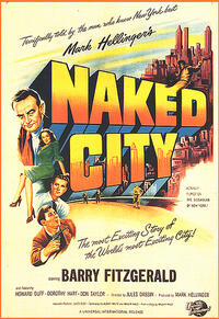 Poster art for "The Naked City."