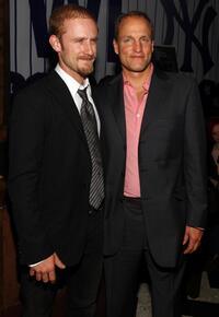 Ben Foster and Woody Harrelson at the New York premiere of "The Messenger."