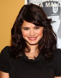 Melonie Diaz at the New York premiere of "The Messenger."