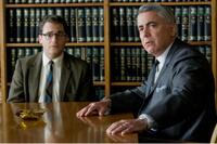 Michael Stuhlbarg as Larry Gopnik and Adam Arkin as Larry's divorce lawyer Don in "A Serious Man."