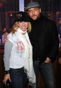 Heidi Newfield and Tim McGraw at the Nashville premiere of "The Blind Side."