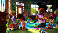 A scene in "Toy Story 3."