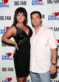 Serafina Fiore and Gino Cafarelli at the California premiere of "Big Fan."