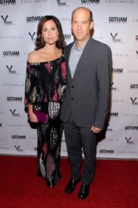 Minnie Driver and Anthony Edwards at the New York premiere of "Motherhood."