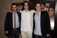 Austin Stark, Bingo Gubelmann and Benji Kohn at the New York premiere of "Homecoming."