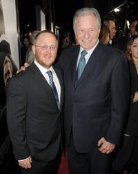 Anthony Peckham and Mace Neufeld at the California premiere of "Invictus."