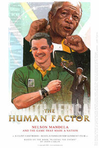 Early poster artwork for "Invictus" when it was originally called "The Human Factor."