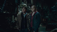 Daniel Radcliffe as Harry Potter and Emma Watson as Hermione Granger in "Harry Potter and The Deathly Hallows: Part 2."