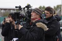 Director Jacques Audiard on the set of "A Prophet."