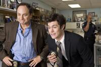 Kevin Pollak as Hunsaker and Adam Brody as Barry Mangold in "Cop Out."