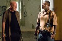 Bruce Willis as Jimmy and Tracy Morgan as Paul in "Cop Out."
