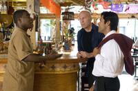 Tracy Morgan as Paul, Bruce Willis as Jimmy and Mark Consuelos as Manuel in "Cop Out."
