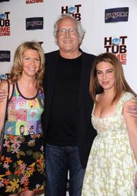Jayni Chase, Chevy Chase and Daughter at the California premiere of "Hot Tub Time Machine."