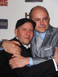 Director Steve Pink and Rob Corddry at the California premiere of "Hot Tub Time Machine."