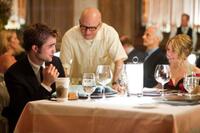 Robert Pattinson, director Allen Coulter and Emilie De Ravin on the set of "Remember Me."
