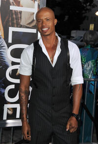 Choreographer Jamal Sims at the California premiere of "Footloose."