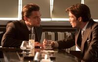 Leonardo Dicaprio as Cobb and Cillian Murphy as Robert Fischer in "Inception."