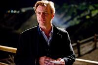Director Christopher Nolan on the set of "Inception."