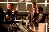Director Christopher Nolan, Leonardo Dicaprio and Cillian Murphy on the set of "Inception."