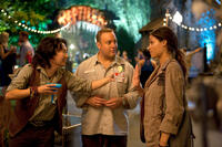 Ken Jeong, Kevin James and Rosario Dawson in "The Zookeeper."