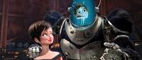 Tina Fey voices Roxanne Ritchi and David Cross voices Minion in "Megamind."