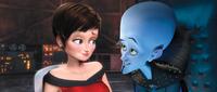 Tina Fey voices Roxanne Ritchi and Will Ferrell voices Megamind in "Megamind."