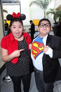Raini Rodriguez and Rico Rodriguez at the Los Angeles premiere of "Megamind."