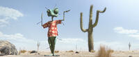 Rango voiced by Johnny Depp in "Rango."