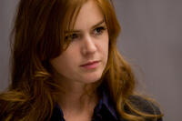 Isla Fisher on the set of "Rango."