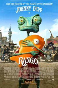 Poster art for "Rango."