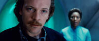 Peter Sarsgaard as Hector Hammond and Angela Bassett as Doctor Waller in "Green Lantern."