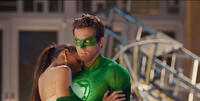 Blake Lively as Carol Ferris and Ryan Reynolds as Green Lantern in "Green Lantern."
