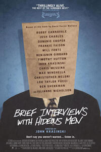 Poster art for "Brief Interviews With Hideous Men."