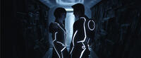 Olivia Wilde and Garret Hedlund in "Tron: Legacy."