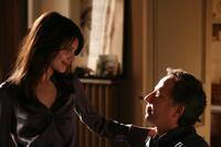 Melanie Laurent as Laetitia and Fabrice Luchini as Roland Verneuil in "Paris."