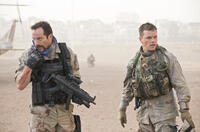 Jason Isaacs and Matt Damon in "Green Zone." 