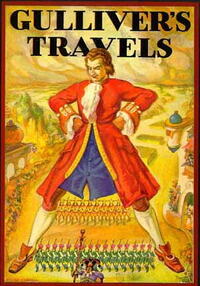 Poster art for "Gulliver's Travels."