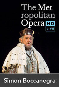 Poster art for "The Metropolitan Opera: Simon Boccanegra."
