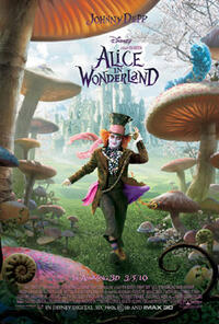 Poster art for "Alice in Wonderland."