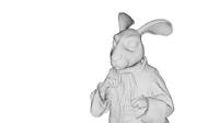 Progression still 3 of 5: White Rabbit in "Alice in Wonderland."