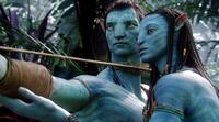 Sam Worthington as Jake Sully and Zoe Saldana as Neytiri in "Avatar in Digital 3D."