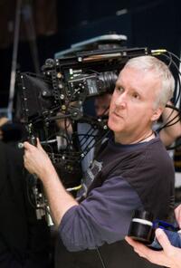Writer-director James Cameron on the set of "Avatar in Digital 3D."
