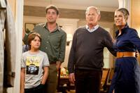 Billy Unger, James Wolk, Victor Garber and Jamie Lee Curtis in "You Again."
