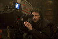 Director Michael J. Bassett on the set of "Solomon Kane."