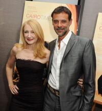 Patricia Clarkson and Alexander Siddig at the New York premiere of "Cairo Time."