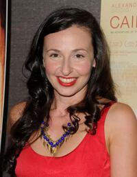 Director Ruba Nadda at the New York premiere of "Cairo Time."