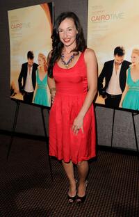 Director Ruba Nadda at the New York premiere of "Cairo Time."
